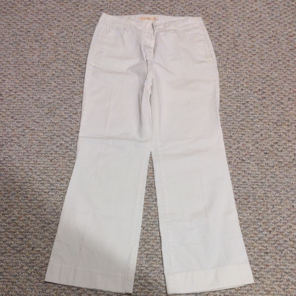J. Crew Women's Cream Flare Jeans